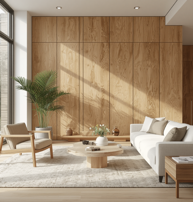 home interior design with pureply gold